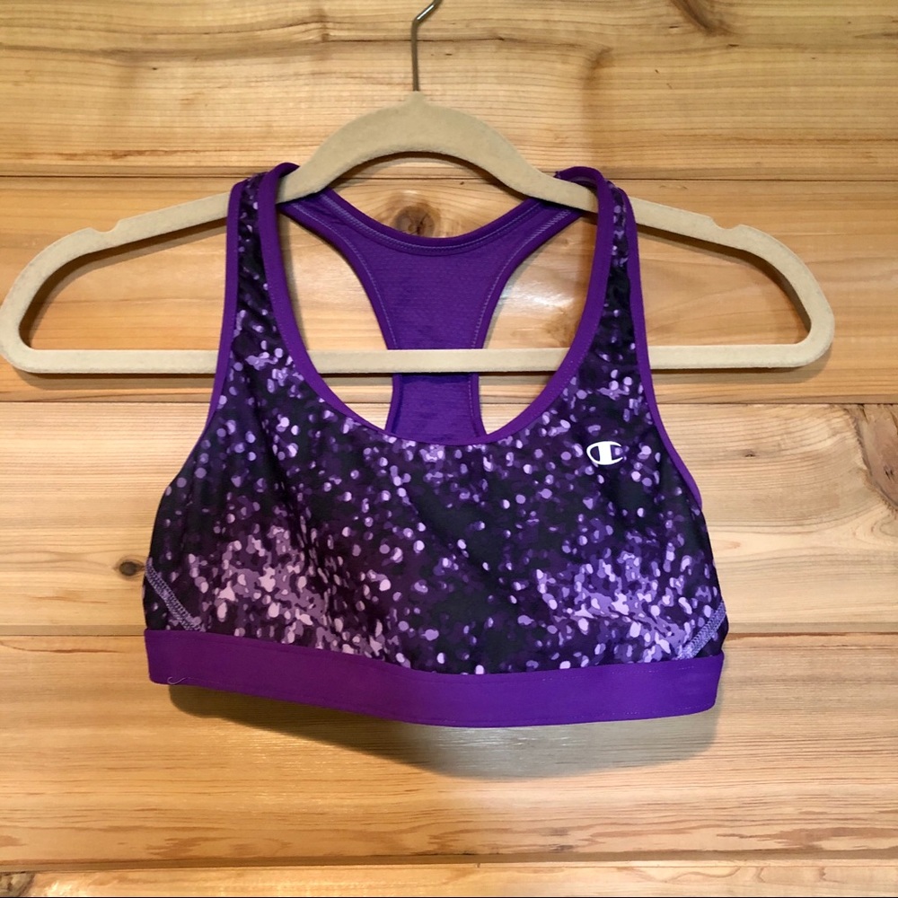Purple Champion Sports Bra
